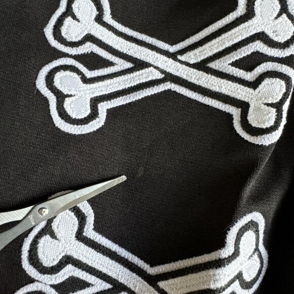 RETRO Mperial Sportswear Punisher Black & White YOUTH Basketball Shorts Small - Picture 3 of 10